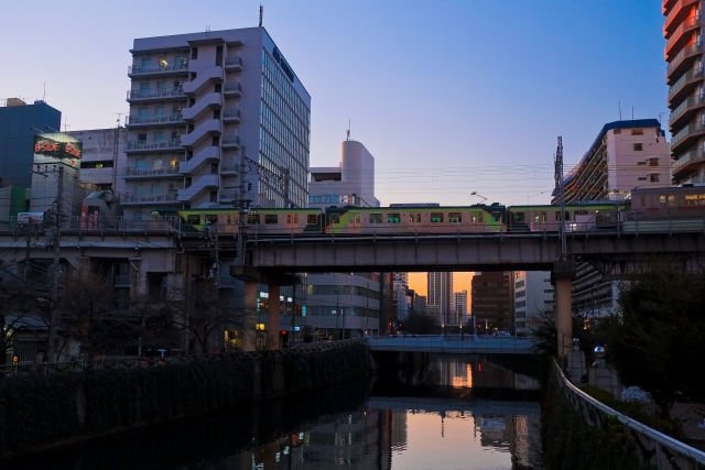 五反田の目黒川